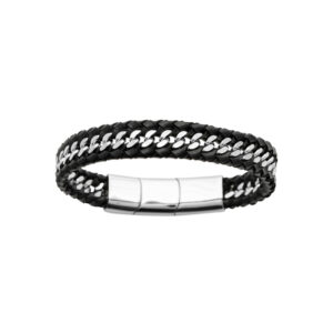 Armband Stål & Skin