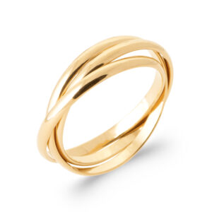 Ring 18k Gulddoublé